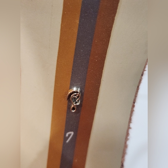 Sam Edelman Yaro Elegant Peach Block Heel Ankle Strap Sandals Size 7 - Picture 9 of 9